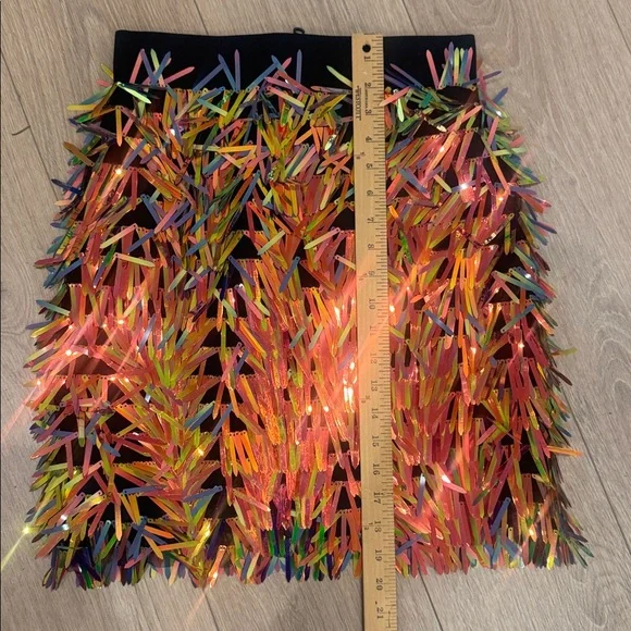 Milly Multicolor Matchstick Sequin Pencil Skirt Size 2 (estimated) - Picture 13 of 13